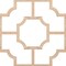 Ekena Millwork 33W x 33H x 14T Small Bradley Decorative Fretwork Wood Ceiling Panels, Red Oak CELW33X33X0250BRDRO - alternate 8